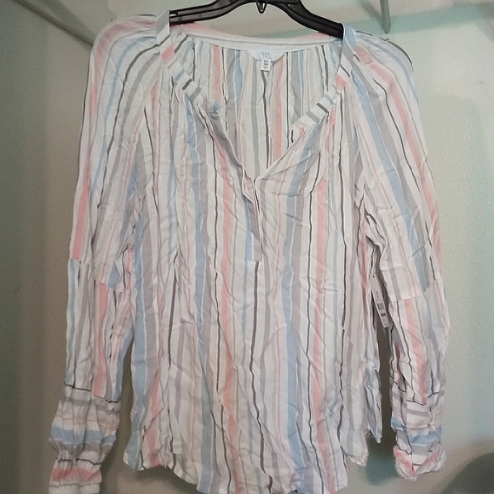 Time and Tru Striped Long Sleeve